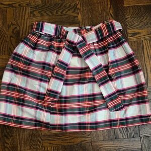 Crown & Ivy Multicolor Plaid A-Line Skirt